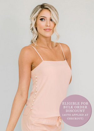 Katelyn Pajama Cami- Pink - Robed With Love