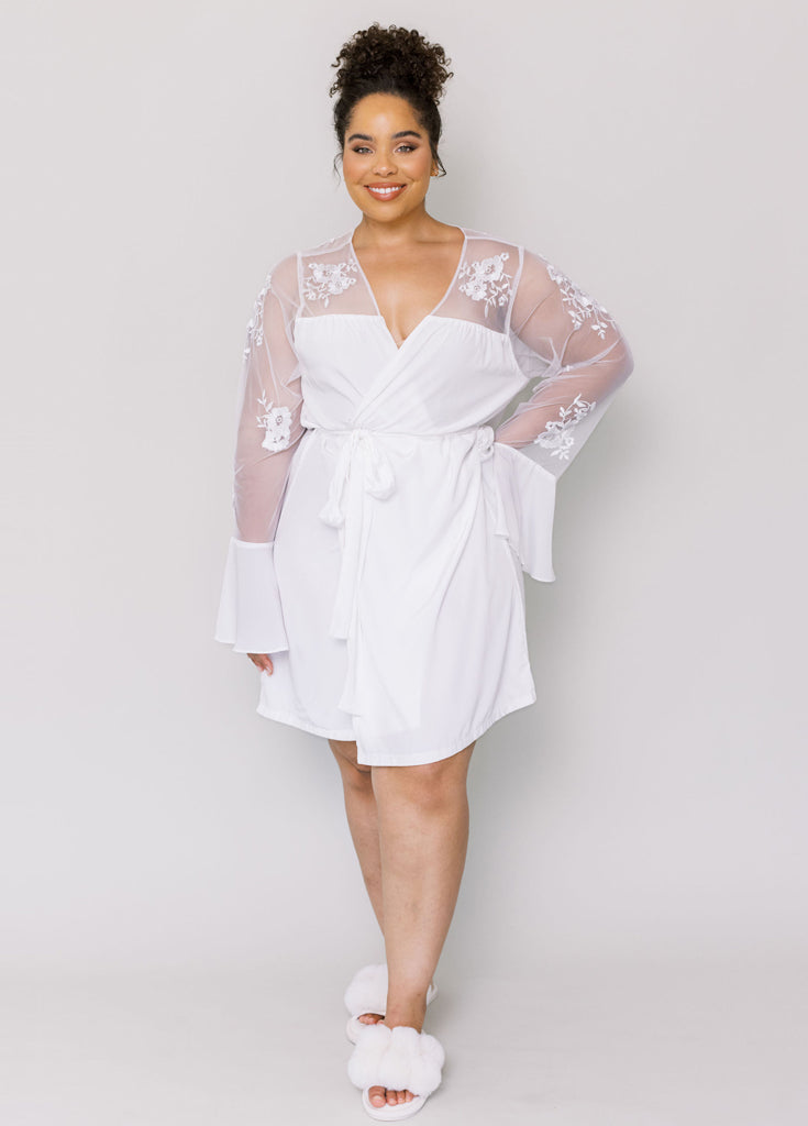 Romper- White - Robed With Love