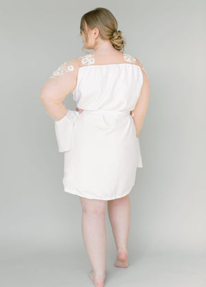HILDY ROBE- WHITE - Robed With Love